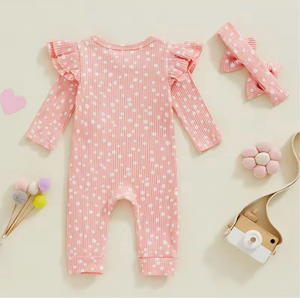 Newborn Ruffle Zippy Jumpsuit