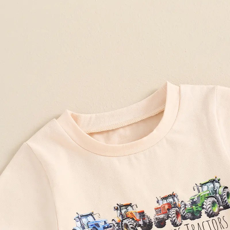 Boy Who Loves Tractors Set