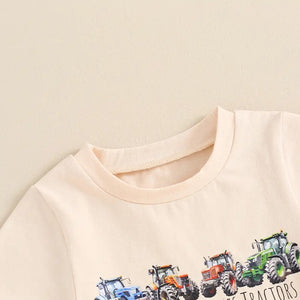 Boy Who Loves Tractors Set