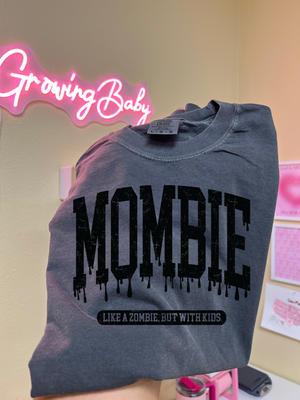 MOMBIE Tee Black Lettering