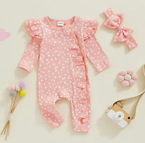 Newborn Ruffle Zippy Jumpsuit