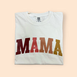 Mama Solid Middie Tee